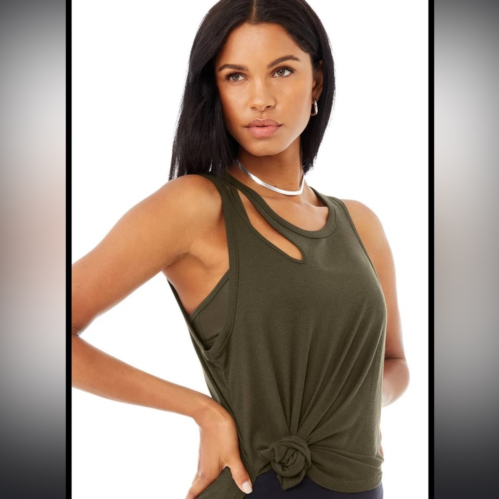 ALO Yoga Peak Ribbed Tank